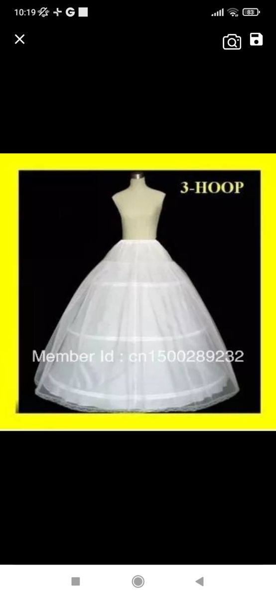  lote vestido novia.  sin estrenar, y complementos