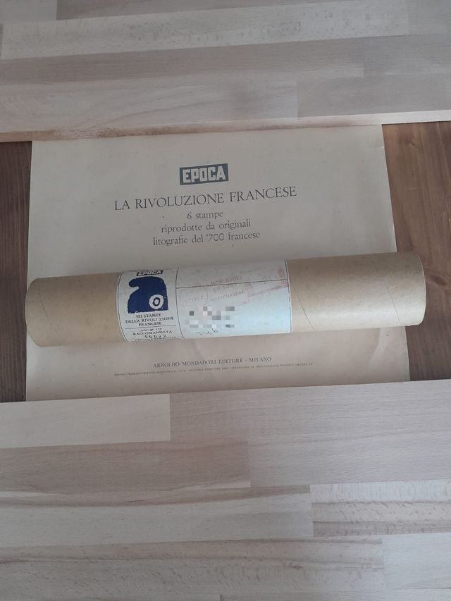 SEI STAMPE VINTAGE  RIVOLUZIONE FRANCESE