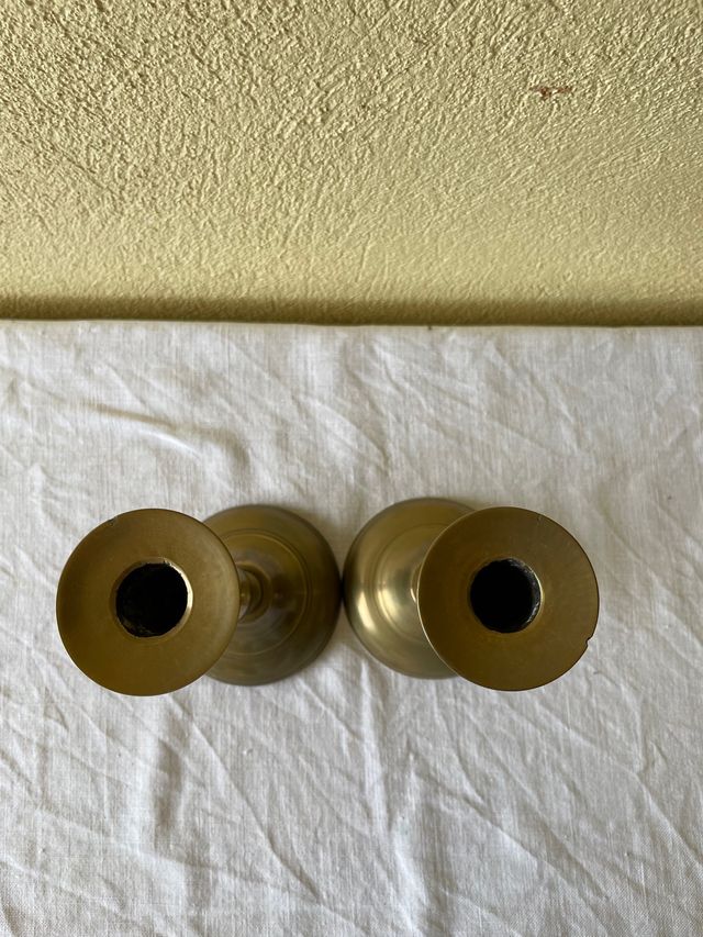 Candelabros de bronce