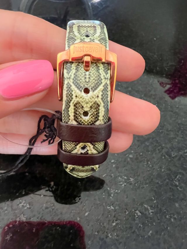 Reloj de acero chapado en oro rosa de Just Cavalli