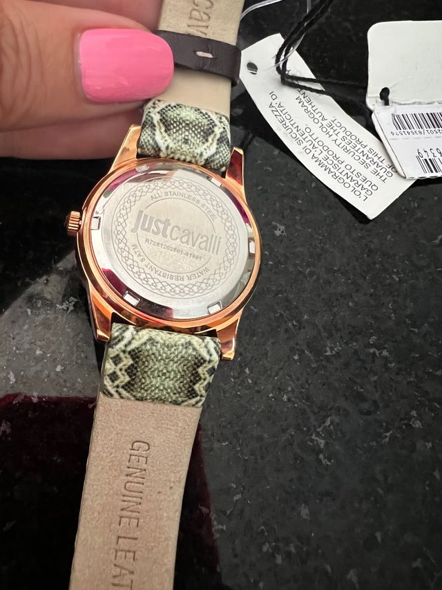 Reloj de acero chapado en oro rosa de Just Cavalli