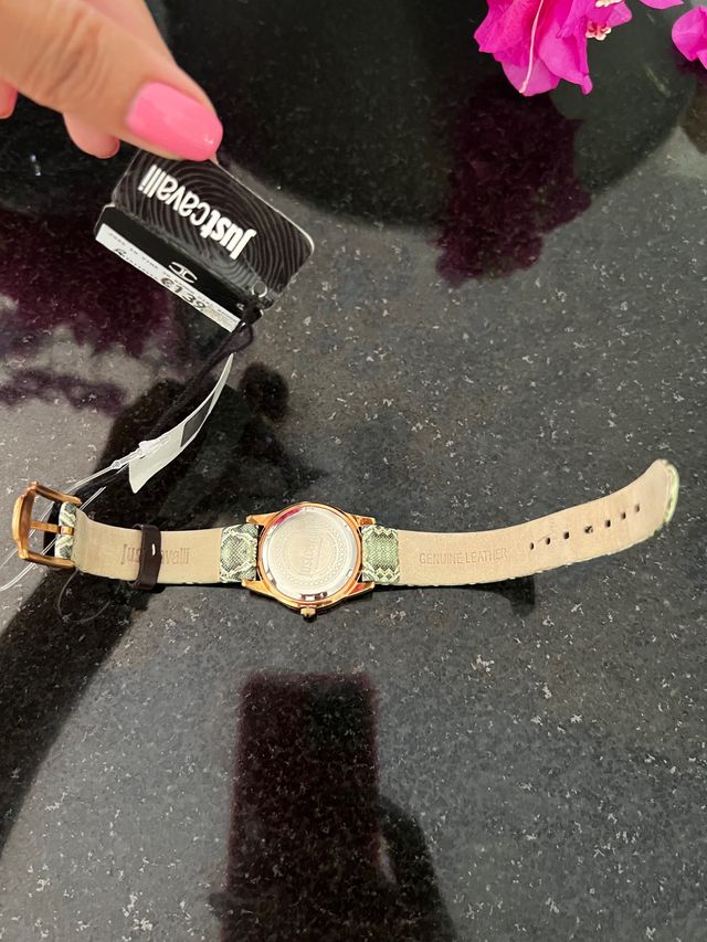 Reloj de acero chapado en oro rosa de Just Cavalli