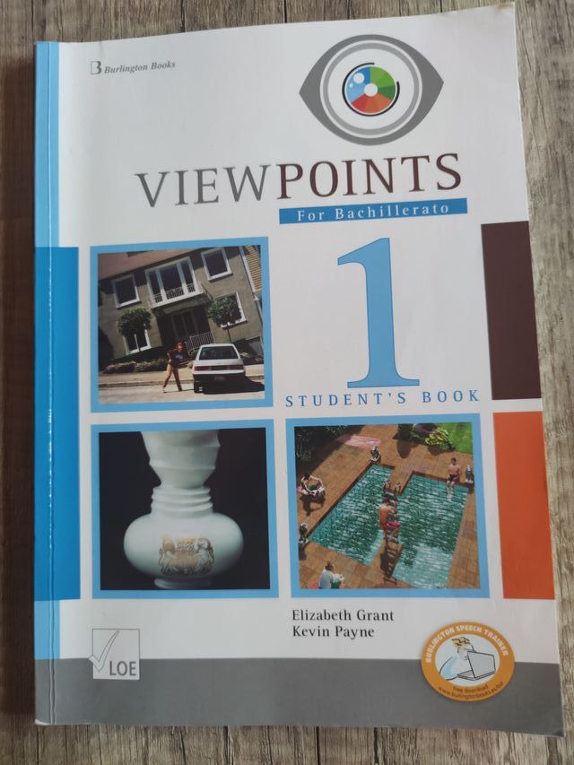 Libro Viewpoints inglés 1º Bachillerato