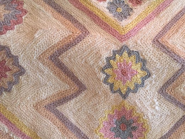 Alfombra hecha a mano, Kashmir, India