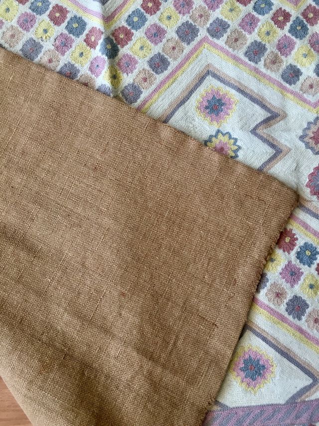 Alfombra hecha a mano, Kashmir, India