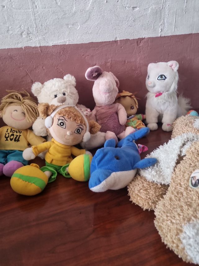 Conjunto de peluches