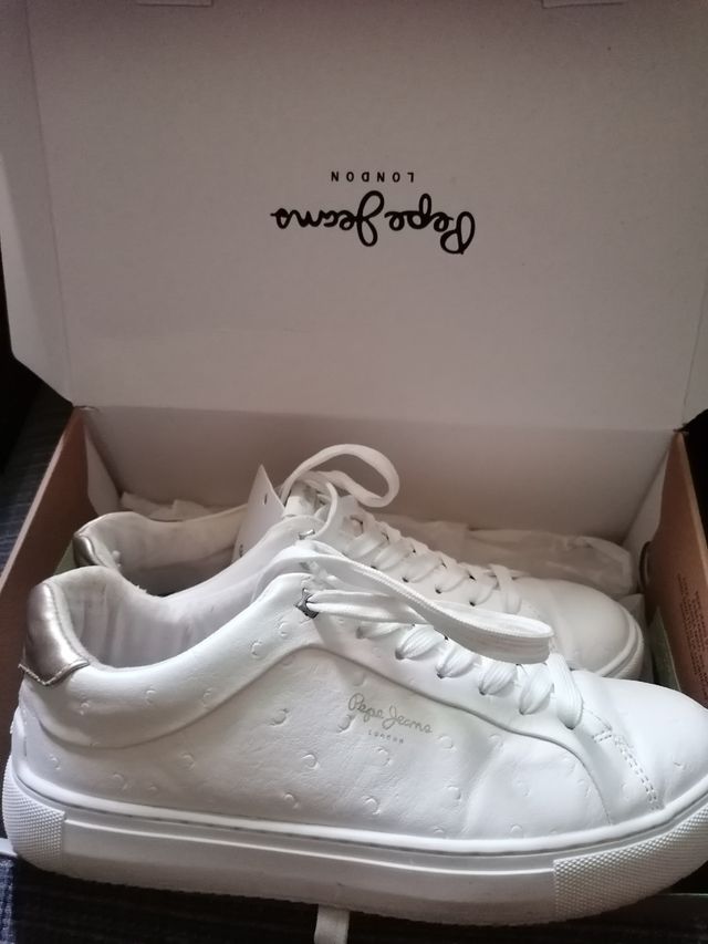 zapatillas cuero pepe jeans.