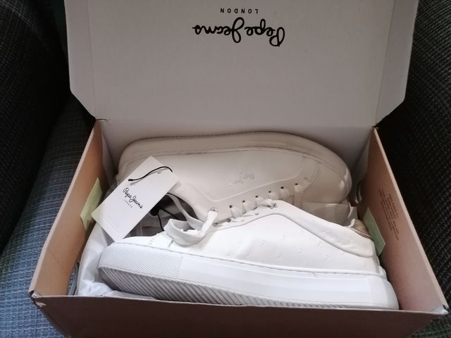 zapatillas cuero pepe jeans.
