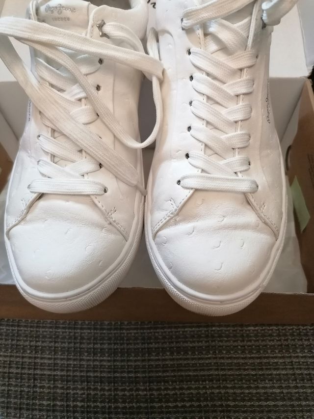 zapatillas cuero pepe jeans.