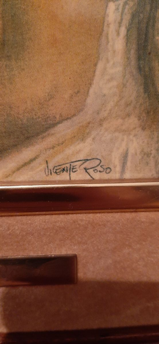 Cuadros esmalte sobre metal - vicente roso