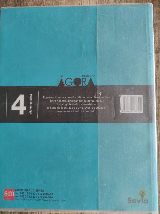 Libro Religión Católica 4º ESO SM Savia