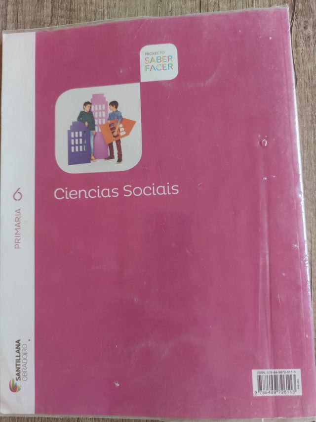 Libro Ciencias Sociais 6º Primaria Santillana