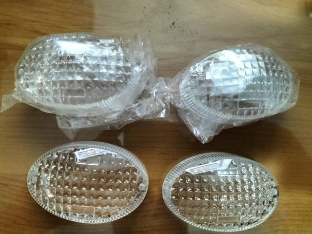 Pasta de intermitentes moto,quad transparentes