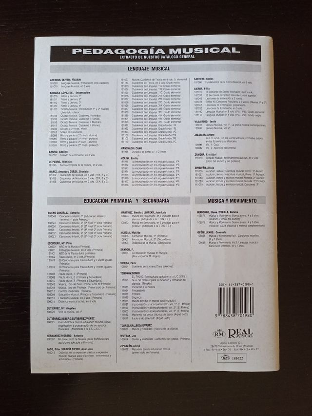 Cuaderno de música ibáñez - cursa 1° A