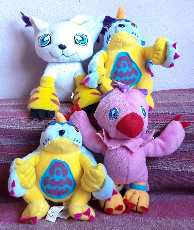 PELUCHES DIGIMON AÑO 1999
