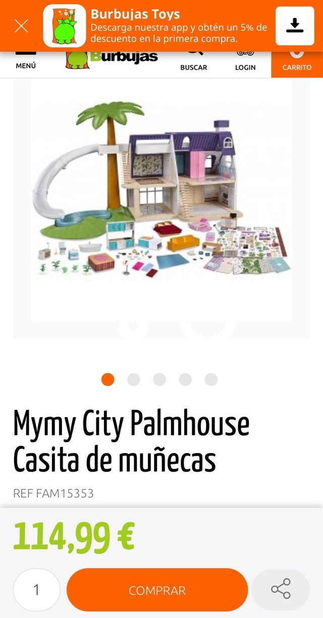 Juguetes Palm House Mymy City Casa Muñecas Juguete Palm House Mymy