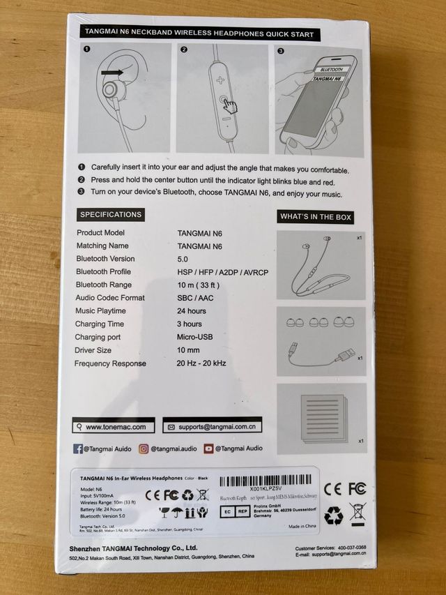 Auriculares inalambricos bluetooth