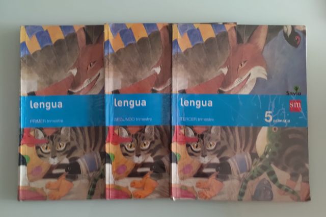 Libros de lengua de 5º de primaria