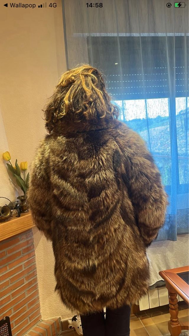 Chaquetón piel marmota talla 42