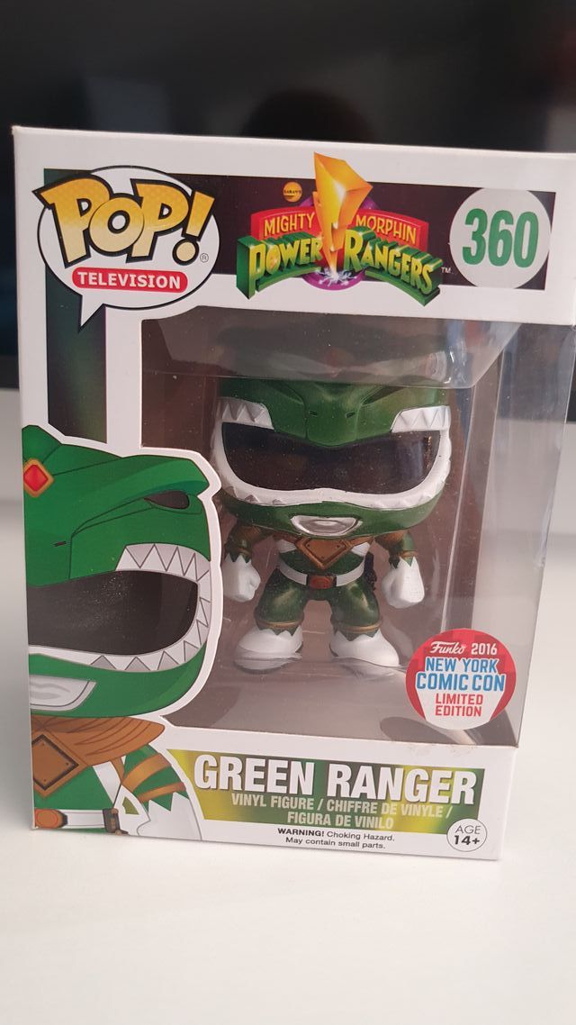 Funko Pop Power Ranger verde metalizado