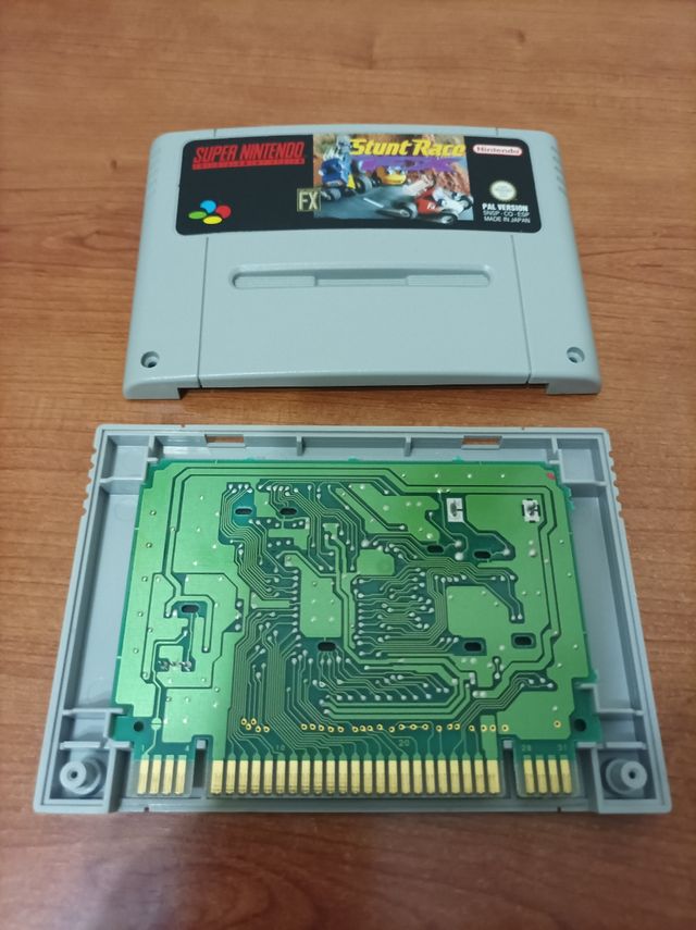 Stunt RACE FX SNES SUPER NINTENDO