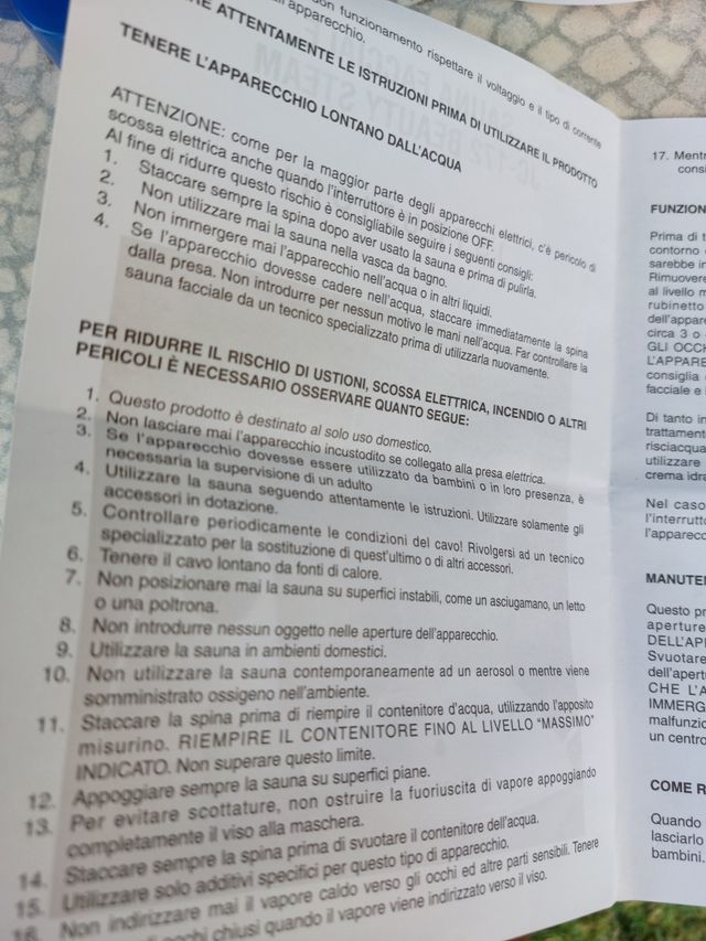 sauna facciale joycare