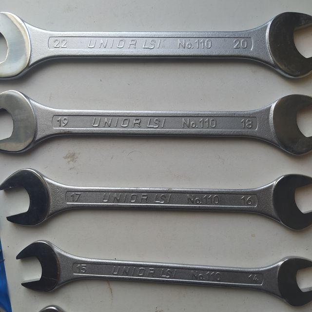 1 Juego de 8 llaves fijas de 6-7 a 20-22