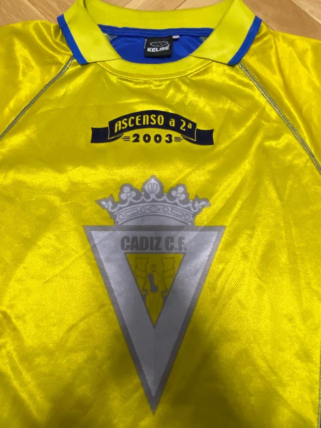 ANTIGUA CAMISETA CADIZ C.F 2003