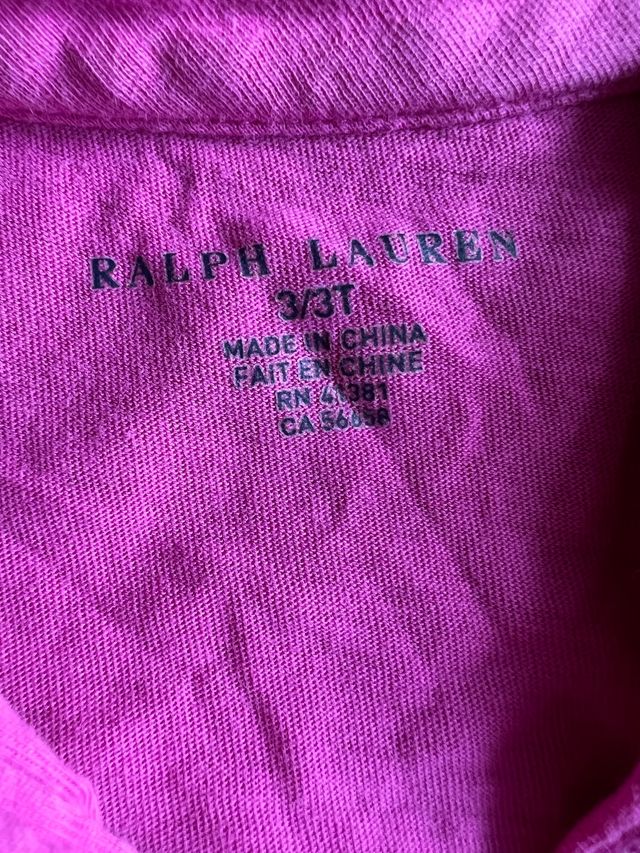 Pack camisetas blusas Ralph Lauren Niña talla 3