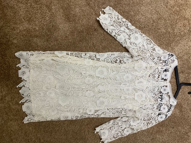 Vestido guipur blanco Suncoo