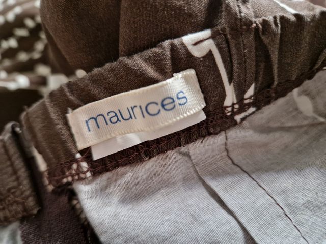 Vestido marrón flores