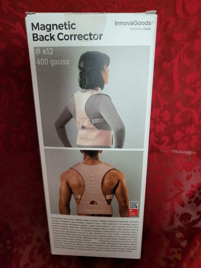 Corrector de espalda.