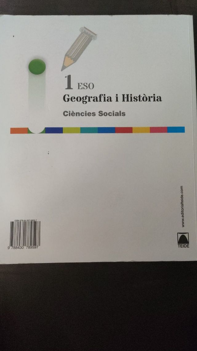 Libro 1⁰ de ESO "GEOGRAFÍA I HISTORIA"