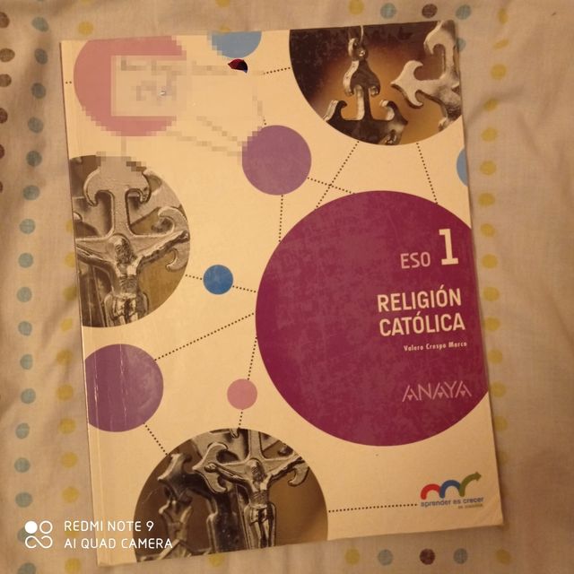 Libro de Religión Católica de Primero de la ESO