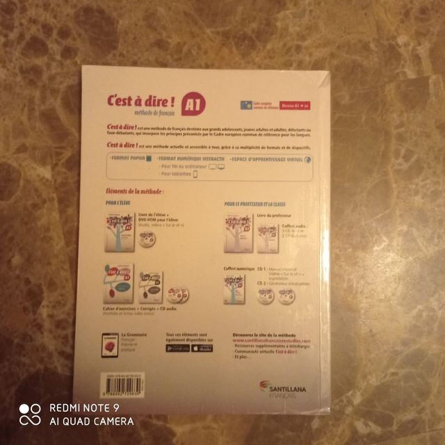 Libro Francés C'est á dire A1 (livre de l'éléve)