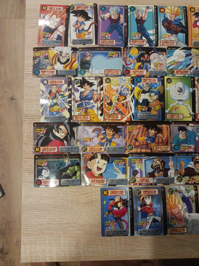 Carddass Dragon Ball GT / Set 32 tarjetas
