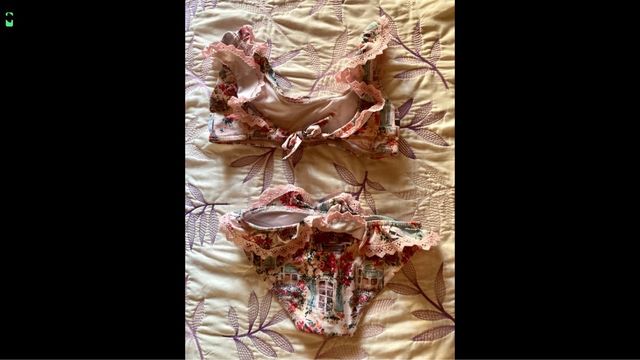 Bikini talla 8 como nuevo. Estampado