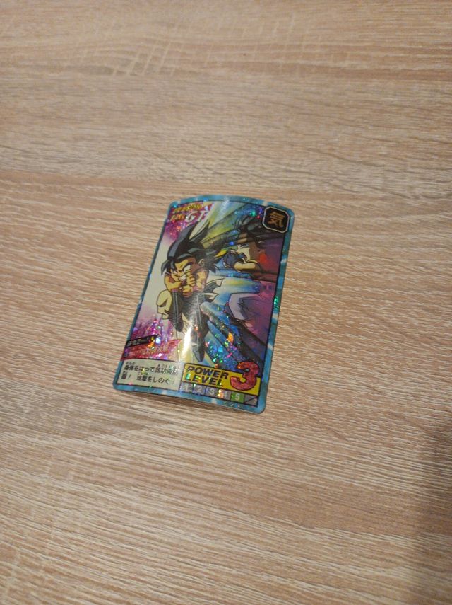 Carddass Dragon Ball GT Holo Prism Falsa n° 856
