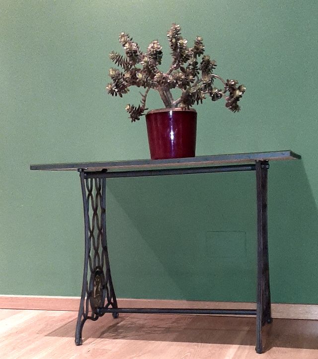 Mesa vintage máquina coser Singer 1930