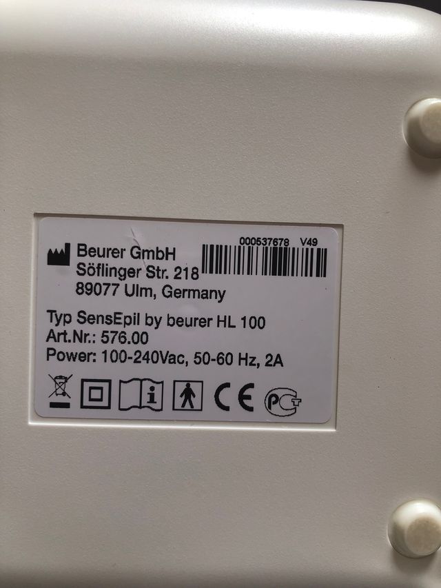 Depiladora luz pulsada nueva BEURER oferta!!