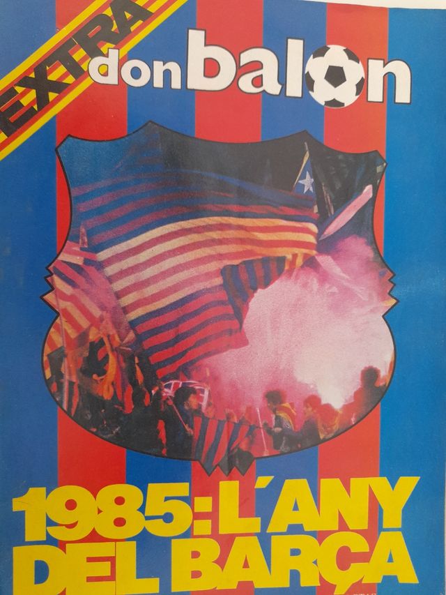 Don balón especial 1985 el año del barsa