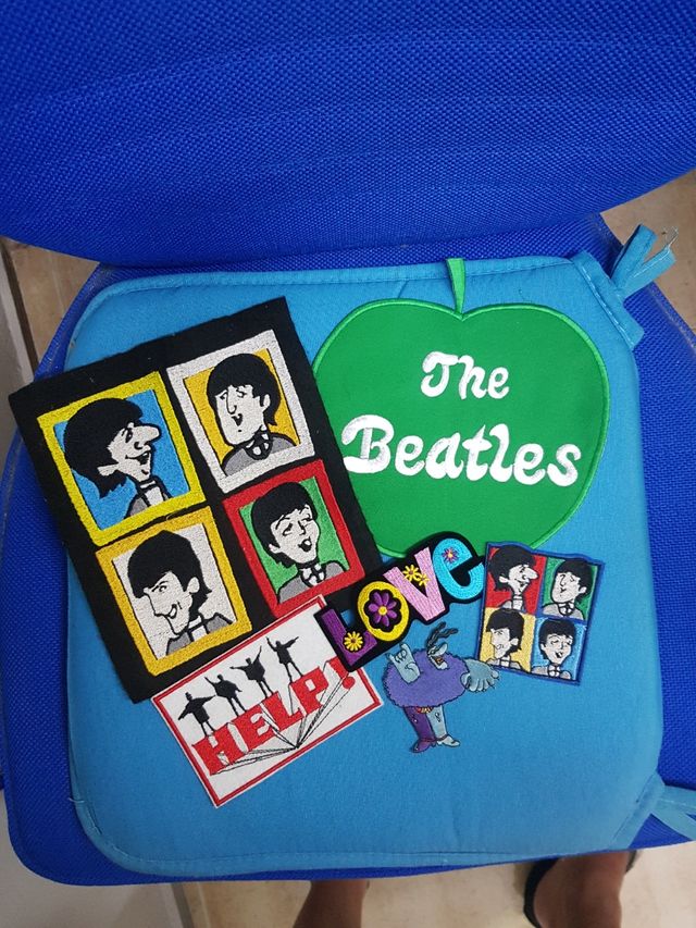 The Beatles gran variedad de parches bordados lea