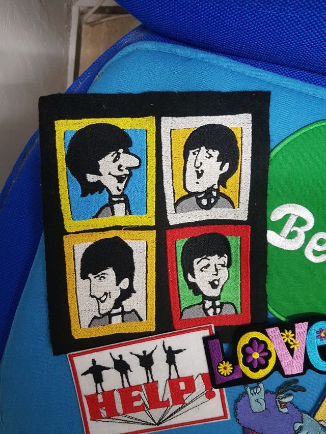 The Beatles gran variedad de parches bordados lea