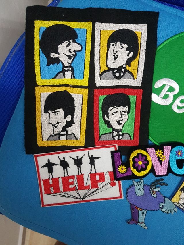 The Beatles gran variedad de parches bordados lea