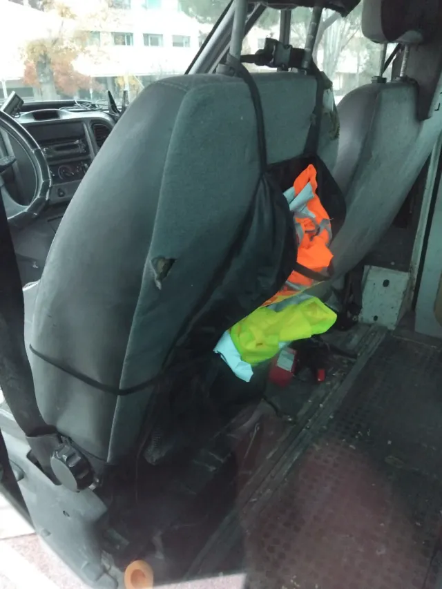 Asiento piloto ford transit