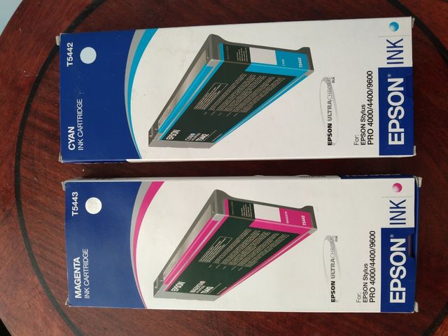 tintas K impresora ploter EPSON. originales