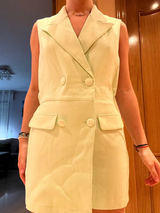 Mono blazer sin mangas