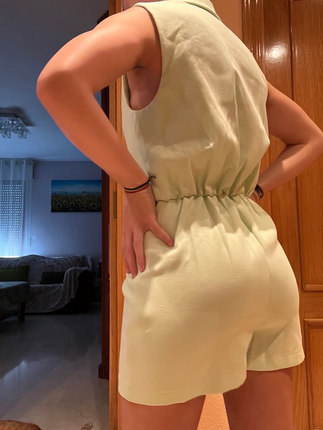 Mono blazer sin mangas