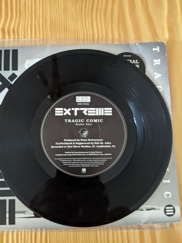 vinilo Extreme Tragic comic single