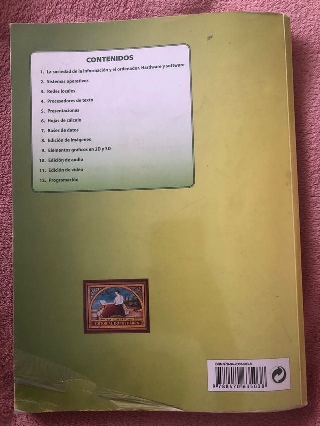 Libro de texto de tecnología 1 bachiller